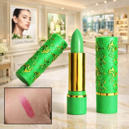 روج سحري يعمل على ملئ الشفتين بلون كثيف ومخملي جذاب اختيار رائع لمظهر شفاه جذاب ومتألق