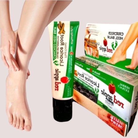بلسم جذور عرق السوس للقدمين  كريم القدمين يعالج الاقدام الجافة والمتشققة ويعزز مستويات الترطيب على الفور