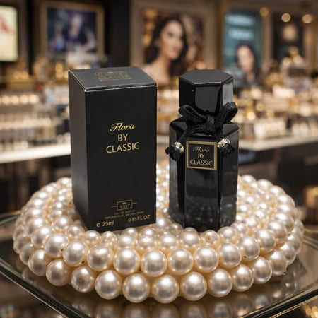 عطر 25 ملي Flora By Classic هو خيارك المثالي لكل من تبحث عن الفخامة والتميز في تفاصيلها اليومية. يأتي هذا العطر بتصميم أنيق بعبوة سوداء راقية تعكس الذوق الكلاسيكي الجذاب، ليكون قطعة فاخرة تزين طاولتك قبل أن يكون مجرد عطر.