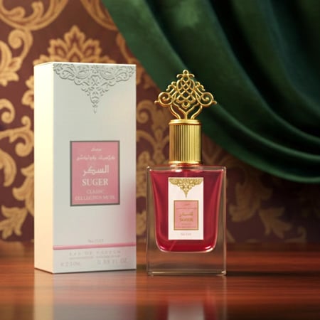عطر مسك السكر مناسب للجنسين 25 مل انتعاشة عطرية مثيرة وجذابة من البنفسج والياسمين تغمرك برائحة عاطفية ورومانسية حالمة.