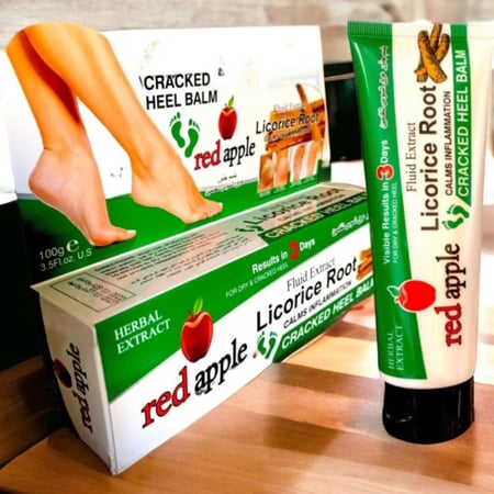 بلسم جذور عرق السوس للقدمين  كريم القدمين يعالج الاقدام الجافة والمتشققة ويعزز مستويات الترطيب على الفور