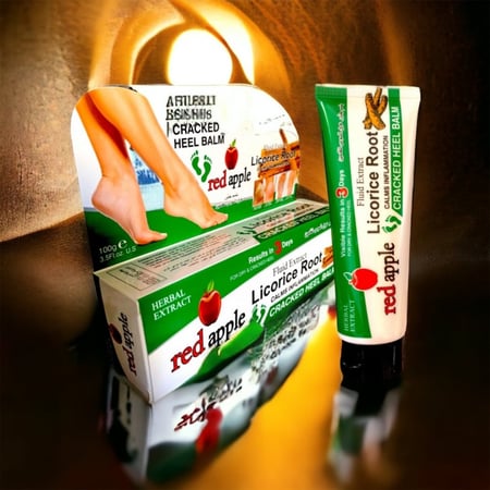 بلسم جذور عرق السوس للقدمين  كريم القدمين يعالج الاقدام الجافة والمتشققة ويعزز مستويات الترطيب على الفور