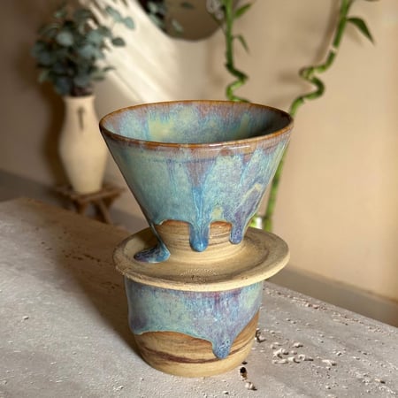 (custom) طقم v60 كوب + قمع