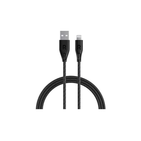 سلك راف باور لايتننق 2 متر نايلون - اسود