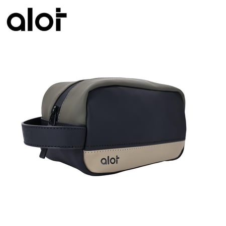 ألوت - حقيبة يد ALOT أنيقة مقاومة للماء بجلد PU فاخر - اخضر/بيج