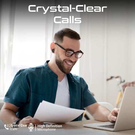 استمتع بصوت عالي الوضوح مع سماعات الأذن اللاسلكية بتقنية تحكم ذكية باللمس، وميكروفون عالي الدقة للمكالمات النقية، اتصال بلوتوث 5.4 المستقر، مقاومة الماء بمعيار IPX4، مع تصميم مريح وتشغيل يدوم حتى 6 ساعات - Promate Lush-Pro