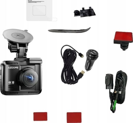 كاميرا داش كام ازدوم GS63H PRO ثنائية القنوات بدقة 4K مع بطاقة TF سعة 64 جيجابايت DashCam GS63H PRO 2 Channels 4K with 64GB TF card