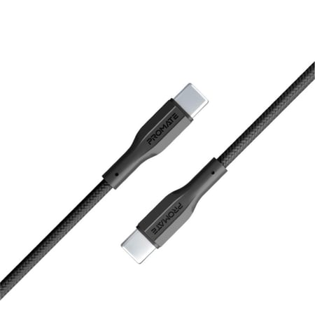 كيبل USB-C™ إلى USB-C™،سريع بقوة 60 واط مع مزامنة بيانات بسرعة 480 ميجابت في الثانية وسلك سيليكون مضاد للتشابك بطول 100 سم XCord-CC