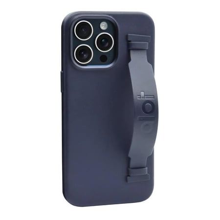 كفر حماية Alot نوبل جلد ماج سيف مع اطار معدني للكاميرا للايفون 16 بروماكس- كحلي