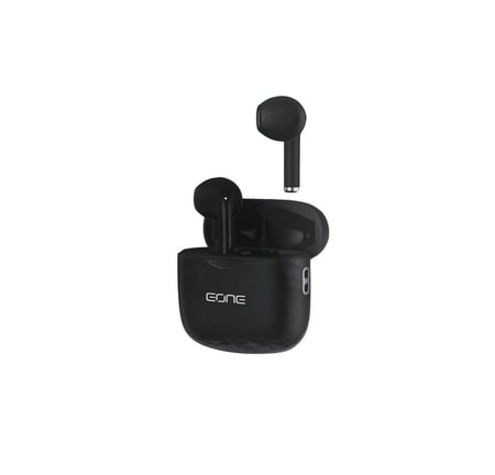سماعة بلوتوث ايربود E-ONE أسود معتمدة من ابل واندرويد