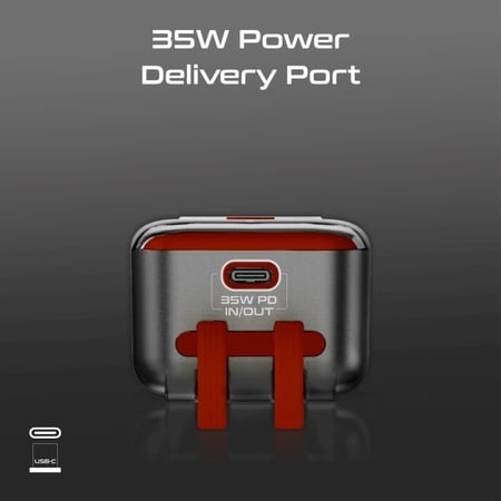 فائزة بجائزة أفضل بطارية في المطارات والمبيعات الجوية في العالم - بطارية مميزة جدا من بروميت بسعة 10 الف ميلي آمبير مع شاحن ساعة ابل سريع و سلك شاحن تايب سي USB- C بقدرة 35 واط PD و سلك ايفون سريع بقدرة 20 واط PD ومنفذ تايب سي لشحن البطارية و الشحن منها