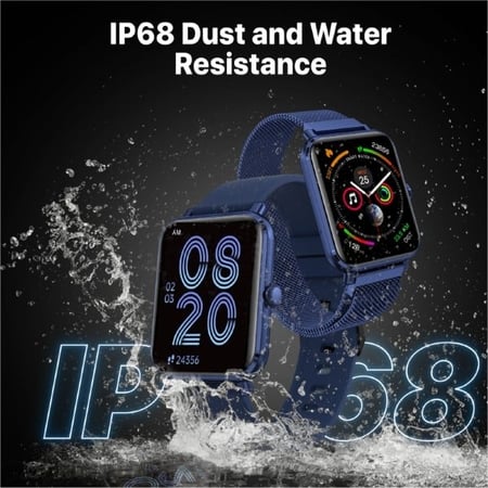 ساعة ذكية بشاشة  AMOLED بقياس 1.78 بوصة  مع الاتصال عبر تقنية البلوتوث، مقاومة للماء بمعيار IP68 و ذاكرة مدمجة بسعة 512 ميجا  بالإضافة إلى متتبع لمعدل ضربات القلب، مستوى الأكسجين في الدم، خطوات المشي، ومراقبة النوم النوم  بأكثر من 200 واجهة. بروميت -ProWa