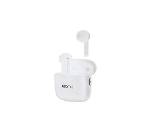سماعة بلوتوث ايربود E-ONE أبيض معتمدة من ابل واندرويد