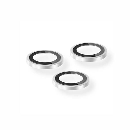 ارمور برو - حماية DoubleAR لعدسات كاميرا ايفون 17Pro/Max - سيلفر