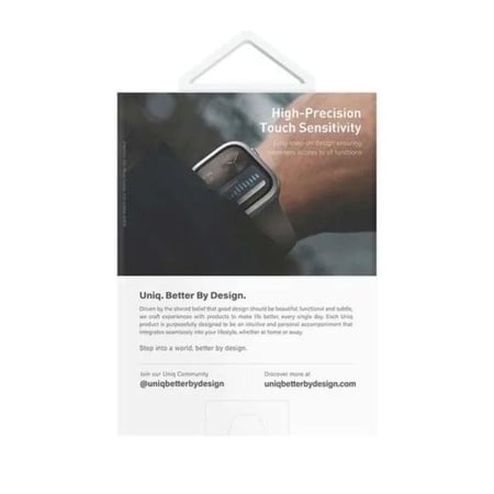 يونيك Voute كفر حماية للشاشة لساعة Apple Watch Series 10 مقاس 46 مم - أسود