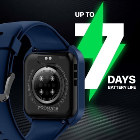 ساعة اللياقة الذكية xWatch-TF2 المزودة بشاشة TFT بحجم 2.01 بوصة وتقنية الاتصال اللاسلكي، مقاومة للماء بمعيار IP68.تتميز بمستشعرات مثل مستشعر معدل ضربات القلب ومستوى الأكسجين في الدم وعداد الخطوات ومراقبة النوم، مع أكثر من 200 واجهة