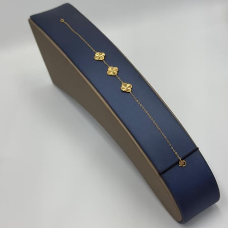 اسوارة تصميم عالمي ذهب عيار 21