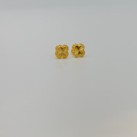 حلق تصميم عالمي ذهب عيار 18