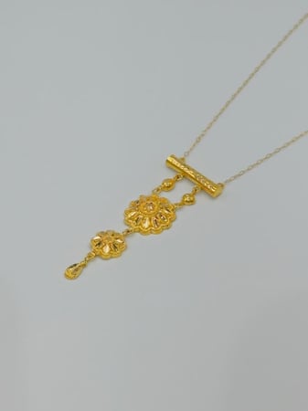 عقد كرسي جابر ذهب عيار 21