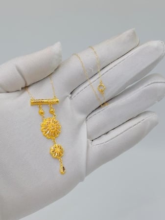 عقد كرسي جابر ذهب عيار 21