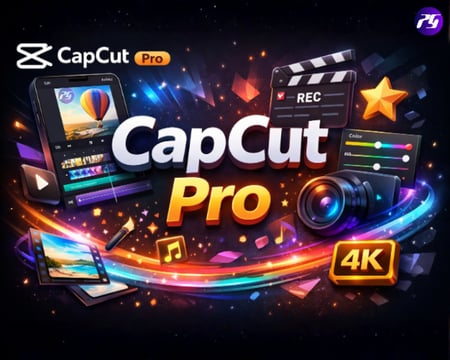 صوره اشتراك كاب كوت برو capcut pro لتعديل الفيديو