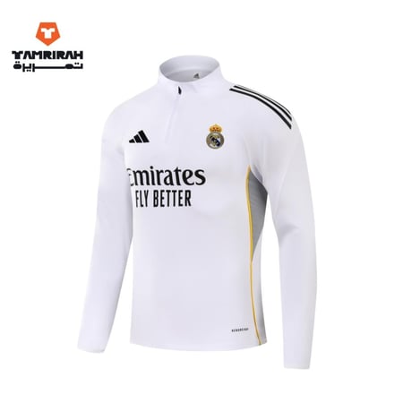 طقم تدريب ريال مدريد الأبيض والأسود