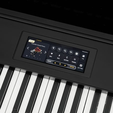صوتار SP50 بيانو رقمي متطور - 88 مفتاح بآلية مطرقية محسنة موزونة بالكامل مع شاشة لمس بخصائص متعددة