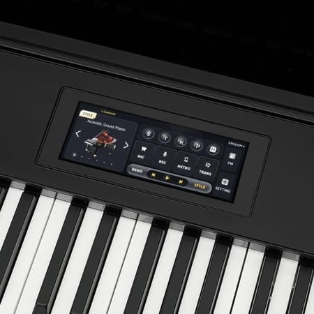 صوتار SP50 بيانو رقمي متطور - 88 مفتاح بآلية مطرقية محسنة موزونة بالكامل مع شاشة لمس بخصائص متعددة