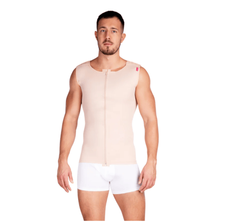 مشد بعد عملية شفط الدهون رجالي لمنطقة الصدر والبطن والظهر Lipoelastic MTmL Comfort