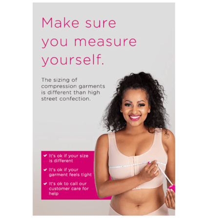 مشد بعد عملية شفط الدهون لصدر مع حزام Lipoelastic PS special