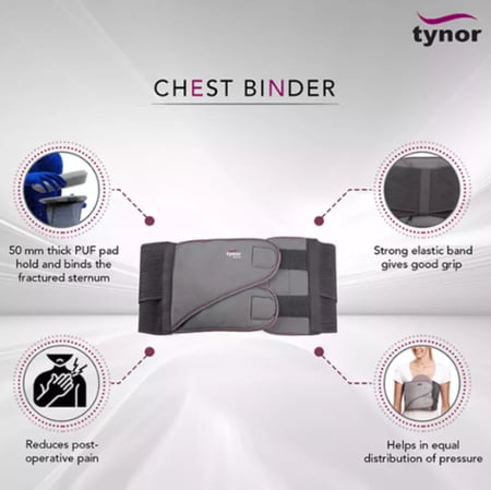 تينور حزام للقلب المفتوح TYNOR A 11 CHEST BINDER