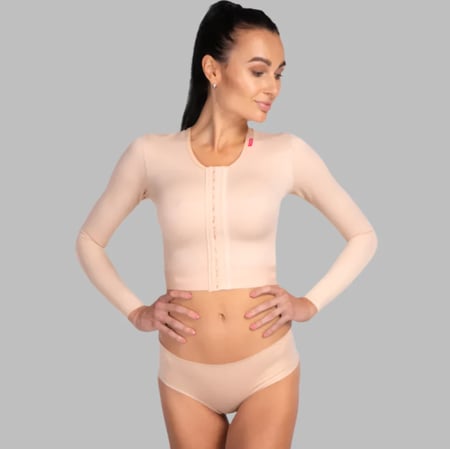 مشد بعد عملية شفط الدهون للصدر مع الذراع Lipoelastic MT smooth Variant