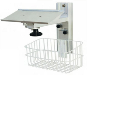 ساند حامل اجهزة يركب على الجدار مع سلة للملحقات