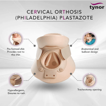 تينور جبيرة رقبة فيلاديلفيا TYNOR B-10 cervical orthosis (Philadelphia) plastazote