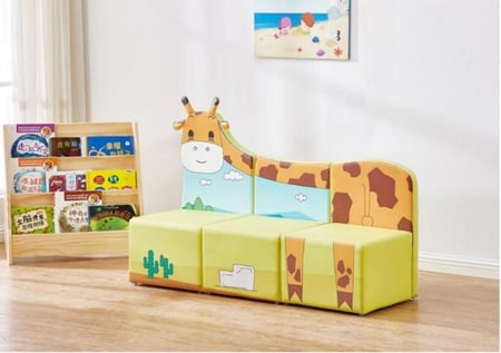 كنب صوفا ثلاثي - الزرافة مقاس: W110*D41*H70