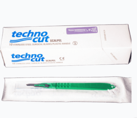 مشارط جراحية مع مقبض هندي