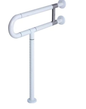 ساند حمام ألومنيوم جداري مع طبقة بلاستك - مع رجل للدعم - مقاوم للصدا