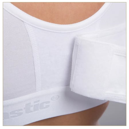 مشد بعد عملية شفط الدهون لصدر مع حزام Lipoelastic PS special