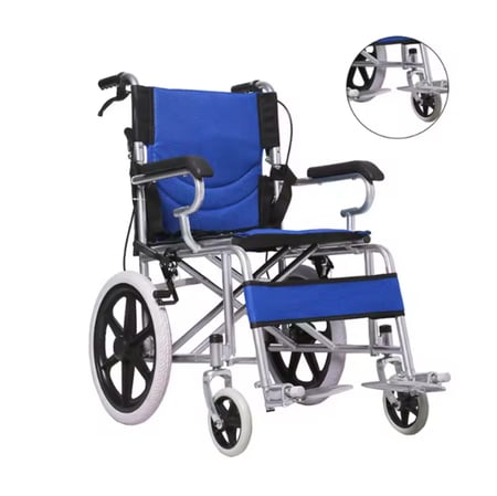 كرسي متحرك خفيف الوزن كفر صغير 16 انش مقاس 40 HT- CODE :NQW001