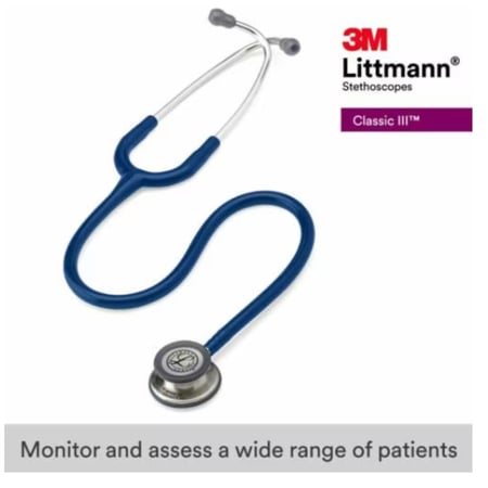 سماعة طبيب ليتمان 3M™ Littmann® 5622 Classic III™ Stethoscope,