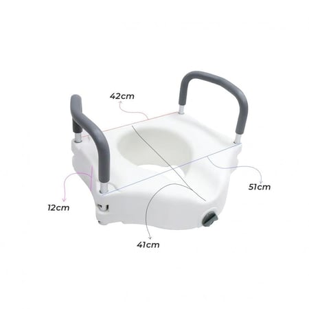 مقعد رافع كرسي الحمام مع جوانب موديل 881