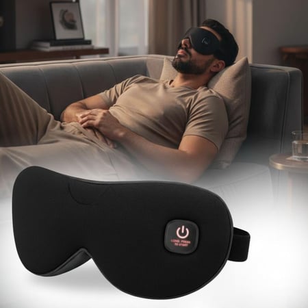 كمادة عيون لاسلكية راحة واسترخاء - نوم أفضل وتخفيف جفاف العيون