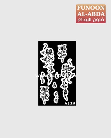 ملصق حناء-FUNOONALABDA