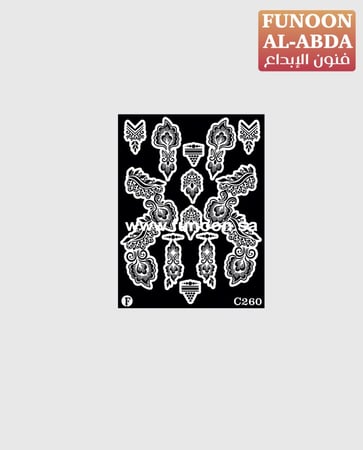 استيكر حناء لليدين C260