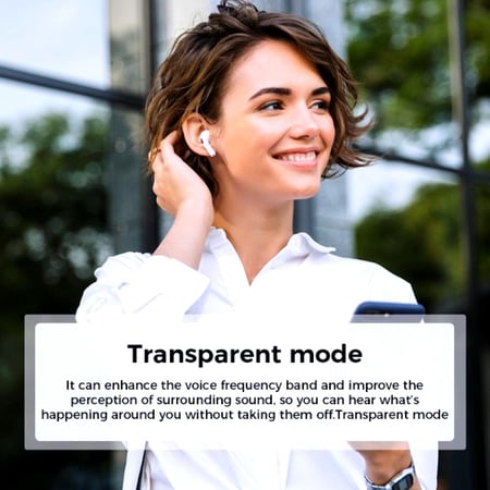 سماعة اذن اي سويت لايت بدز برو لا سلكية أبيض بتقنية الغاء الضجيج النشط
