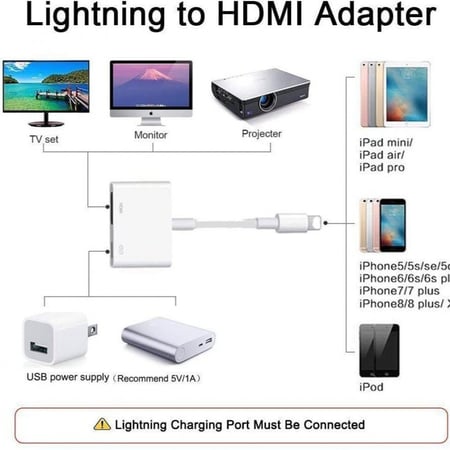 محول أيفون Lightning Digital AV HDMI موديل A1438
