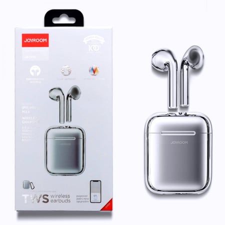 سماعة أذن لا سلكية فضي من جويروم JOYROOM موديل JR-TO3S