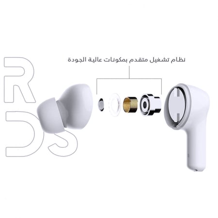 سماعة اذن هونر ترو لا سلكية أبيض HONOR CHOICE True Wireless Earbuds CE