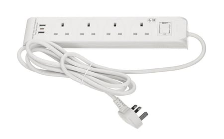 توصيلة كهربائيه هوم بست 3متر 4منافذ