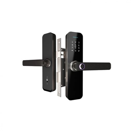 قفل الباب الذكي الكتروني بالبصمه